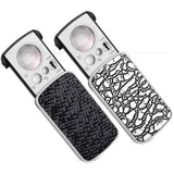2 pcs Jewelry Loupe Magnifier with LED Light, 30X,60X,90X Pocket Magnifying Glass for Rocks Stamps Coins