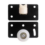 1pair Sliding Wardrobe Door Rollers Cabinet Copper Caster Wheel Pulley for Wardrobe Window Furniture Hardware