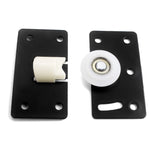 1pair Sliding Wardrobe Door Rollers Cabinet Copper Caster Wheel Pulley for Wardrobe Window Furniture Hardware