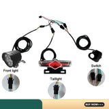Headlight and Tail Light Sets, Headlight Front Rear Light Taillight with Horn for Electric Bicycle Series Motor In Australia - Darrahopens