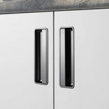 2 pcs Drawer Cabinet Door Shoe Cabinet Concealed Door Handle Closet Door Slotted Embedded Invisible Door Pull