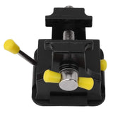 Mini Bench Vice, Small Flat Table Jaw Bench, Aluminum Alloy Opening Parallel Table Vise, Suction Cup Bottom Drill Press Vice
