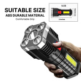 Rechargeable Tactical Flashlight – USB Rechargeable Flashlights, Water-Resistant Work Light, Emergency Floodlight In Australia - Darrahopens