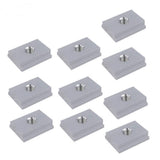 10PCS T-Slider for T-Slot, M6 T-Track Slider Sliding Nut Aluminum Alloy T Slot Nut for Woodworking Tool Jigs Screw Slot Fastener