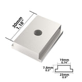 10PCS T-Slider for T-Slot, M6 T-Track Slider Sliding Nut Aluminum Alloy T Slot Nut for Woodworking Tool Jigs Screw Slot Fastener
