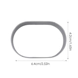 10pcs/set Cake Mold Oval Half-cooked Cheese Mold Cheese Mould Tray ToolsVent Hole Stainless Steel Mold Cake Cutting Baking Mould