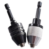 2 pcs Drill Chuck Adapter, Hex Shank Keyless Drill Chuck Fast Change Adapter Converter Drill Adapter in 0.3-6.5 mm In Australia - Darrahopens