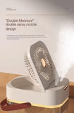 Double-spray Remote Control Timing Spray Humidifier Desktop Small Fan with Night Light Mute Hydration Fan Home Office