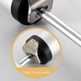 Standard Duty Pneumatic Door Closer, Window Closer, Snap Plate Hold Open Feature & Smooth Closing Motion, Adjustable Closing
