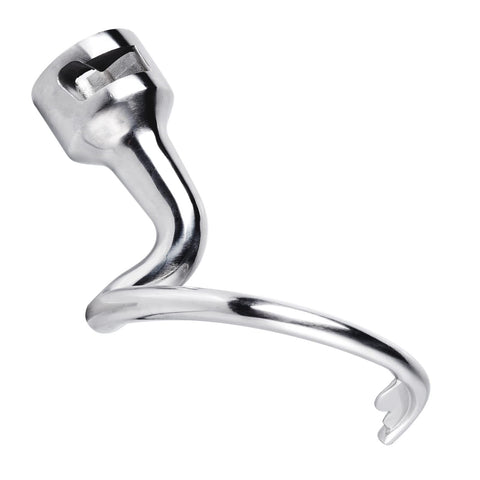 Stainless Steel Spiral Dough Hook Attachment Tilt-Head Stand Mixer, Dough Hook, Dishwasher Safe, Mixer Accessory