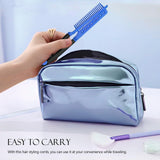 Hair Straightening Comb Set - Flat Iron Comb for Beautiful Tresses, Straightener with Firm Grip, Ideal for Knotty Hair and Styling