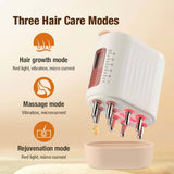 2 in 1 Electric Scalp Massager and Hair Oil Applicator, Hair Massager Scalp Applicator Brush for Hair Treatment Growth Medicine