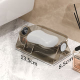 3 pcs draining Sink Soap Dish Kitchen Cleaning Sponge Holder Bar Soap Holder Mini Planter Soap Container Soap Tray