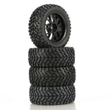 4PCS 2.95 Inch Rubber Butyl Rain Forest Mud Tire for MN99S HSP HPI Wltoys 144001 124018 124019 MN90