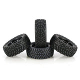 4PCS 2.95 Inch Rubber Butyl Rain Forest Mud Tire for MN99S HSP HPI Wltoys 144001 124018 124019 MN90