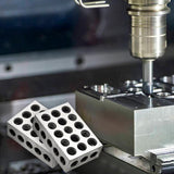 1-2-3 Blocks 23 Holes Within .Tolerances 321 Blocks Set Used for Calibrating Equipment Steel-Hardened Precision , Two Pack
