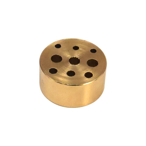 3 pcs Incense Holder, Brass Incense Burner Cone Stick Holder with 9 Holes Incense Stand Base for Yoga Spa Room Home Office