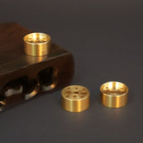 3 pcs Incense Holder, Brass Incense Burner Cone Stick Holder with 9 Holes Incense Stand Base for Yoga Spa Room Home Office