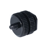 Hot Shoe to 1/4 Adapter, Camera Hot Shoe Mount Adapter, Flash Shoe to 1/4"Male Post Adapter with Locking Disk