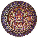 Metal Wall Hanging Art Mandala Indoor Outdoor Living Room Decoration Metal Crafts Home Decor Boho Decorations Boho In Australia - Darrahopens