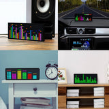 Clock Color LED Music Spectrum Music Audio Spectrum Indicator VU Meter VFD Audio Atmosphere Display In Australia - Darrahopens