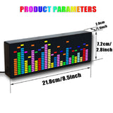 Clock Color LED Music Spectrum Music Audio Spectrum Indicator VU Meter VFD Audio Atmosphere Display In Australia - Darrahopens