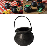 2 pcs Halloween Cauldron - Blow Mold Plastic Party Accessory - Candy Holder for Kids - Halloween Party Favors & Supplies