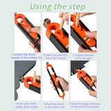 Precise Contour Scribe Tool , Upgrade Contour Measuring Tool with Adjustable Lock for Woodworking Finish Carpente