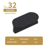 2 Pack Matte Black Kitchen Cabinet Knobs Dresser Knobs Drawer Knobs Cabinet Hardware Zinc Knobs for Dresser Drawers