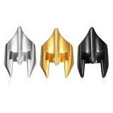 3 pcs Men's Women's Stainless Steel Ring Spartan Knight Helmet Greek Warrior Nordic Viking Mask Punk Biker Rings