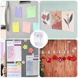 40 Pcs Self Adhesive Clips,Wall Clips for Hanging,Sticky Clips Tapestry Clips Photo Picture Poster Clips