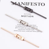 3 Pcs Metal One Line Dress Clips Cape or Cloak Clasp Fasteners for Han Suit Tang Suit CheongsamClasp Shawl Collar Clips