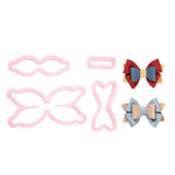 4 pcs Bow Tie cookie cutter Bowtie Cookie,Baking Cookie Gadgets Biscuit Mold Bowknots Shaped Cookie Mold Cutting Mold