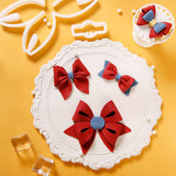 4 pcs Bow Tie cookie cutter Bowtie Cookie,Baking Cookie Gadgets Biscuit Mold Bowknots Shaped Cookie Mold Cutting Mold