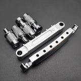 Electric Guitar Tune- Tailpiece Bridge Set w/Studs Mounting Accessories Fit For Replacement Parts
