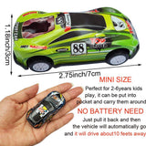 10PCS Random Pull Back Toy Cars for Boys Girls Toddlers 3,4,5,6 Years Old, Mini Die-Cast Race Cars Vehicles Bulk