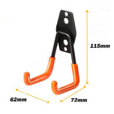 Heavy Duty Garage Hooks for Hanging, Pack Garage Storage Hooks for Ladder Extension Cord Tool Cable, Wall Mount Small