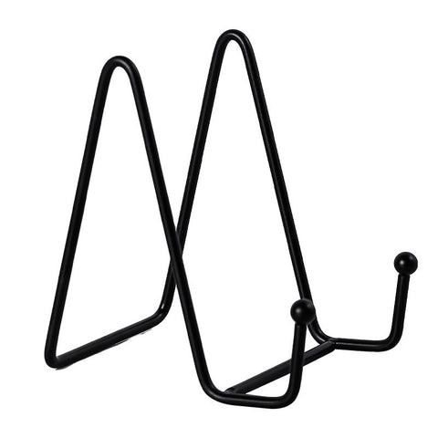 Plate Display Stands 6 Packs, Plate Holders for Display Metal Black Frame Stand for Book,Picture,Photo Easel, Platter(3 Inch) In Australia - Darrahopens