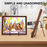 Plate Display Stands 6 Packs, Plate Holders for Display Metal Black Frame Stand for Book,Picture,Photo Easel, Platter(3 Inch) In Australia - Darrahopens