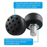 2pcs Roller Skate Toe Stops , Rubber Skate Stoppers, Roller Skates Brake, High Elastic Roller Skates Wheel Accessories