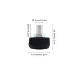 2pcs Roller Skate Toe Stops , Rubber Skate Stoppers, Roller Skates Brake, High Elastic Roller Skates Wheel Accessories
