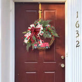 Christmas Wreath for Front Door/Red Truck Christmas Wreath Garland/Wreath Fall Farmhouse/Wreath for Indoor Outdoor Home