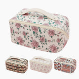 4 pcs Large Makeup Bag, Cute Cosmetic Bag for Women Girls, Floral Coquette Aesthetic Toiletry Bag, Travel Make Up Organizer Bag In Australia - Darrahopens