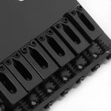 Single Coil Bridge Guitar Bridge 52.5mm Modern Telecaster Bridge 6 Saddles for Standard Tele Style Electric Guitar, Black