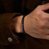 Black Bracelet for Men Women Fashion Jewelry Bracelet Jewelry 5mm Stainless Steel Chain Bracelet for Men & Women