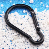３ Pack Black Carabiner Clip, Heavy Duty Spring Snap Hook, Large Clips for Camping, Swing Set, Hammock, Hiking In Australia - Darrahopens