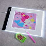 A5 LED Copy Board Light Tracing Box, Portable USB Powered Ultra Thin LED Tracing Light Board for Sketching