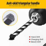 5PCS Concrete Drill Bit Set Masonry Drill Bit Set Professional Carbide Drill Bits Extension Drill Bit Set for Glass, Tile In Australia - Darrahopens