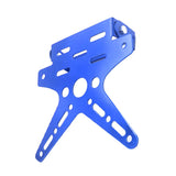 Motorcycle License Plate,Motorcycle License Plate Mount Holder Bracket Angle Adjustment Folding Blue Motorcycle License Mount