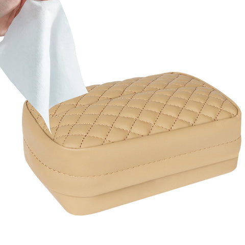 Car Tissue Holder Standard Tissue Boxes, Facial Tissue Holder for Auto Headrest, Faux Leather Napkin Box Cover, Large Capacity In Australia - Darrahopens